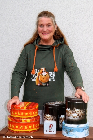 Panel - Sommersweat - French Terry - X-Mas - Hamster - by Thorsten Berger